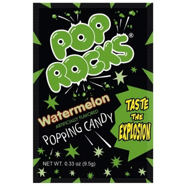 Pop Rocks Watermelon caramelle scoppiettante all'anguria da 9.5 g