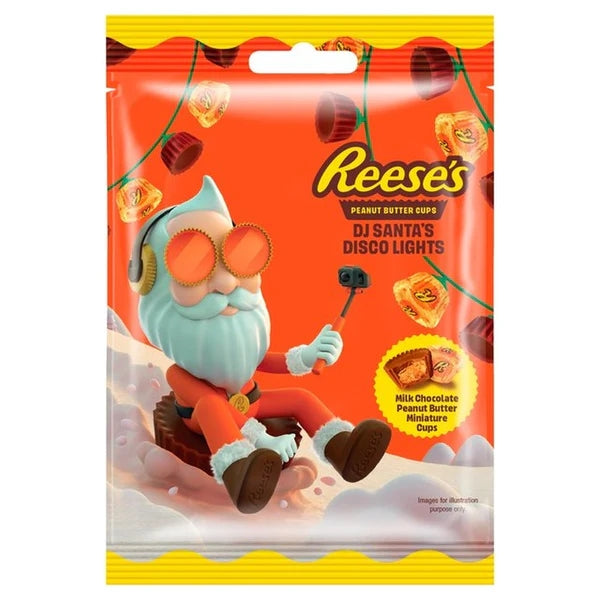 Reese's Peanut Butter Santa' s Disco Light cioccolatini al burro d' arachidi da 62 g