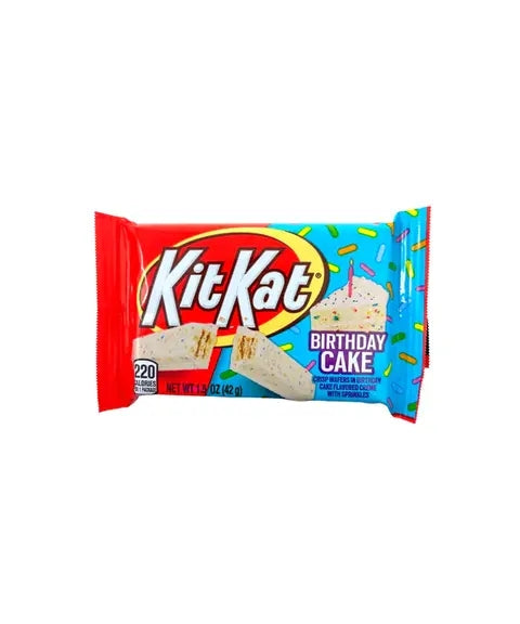 Kit Kat Birthday Cake wafer al cioccolato bianco e confettini da 42 g