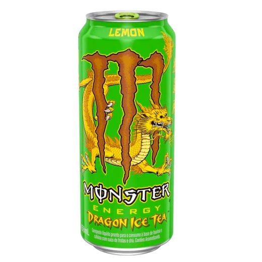 Monster Dragon Ice Tea Lemon energy drink al gusto di limone da 473 ml