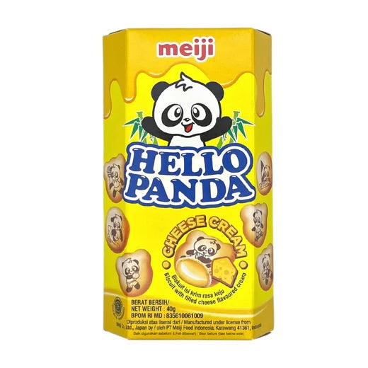 Meiji Hello Panda Cheese Cream biscotti ripieni di crema al formaggio da 40 g