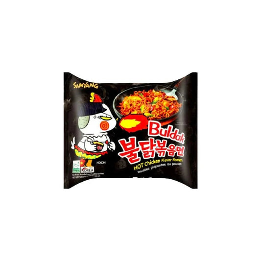 Buldak Hot Chicken Flavor Ramen porzione di ramen al pollo piccante e formaggio da 140 g