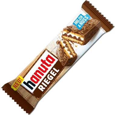 Ferrero Hanuta Riegel wafer al cacao ripieni di crema alla nocciola da 44 g