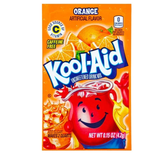 Kool Aid Orange preparato per bevande all' arancia da 4.2  g