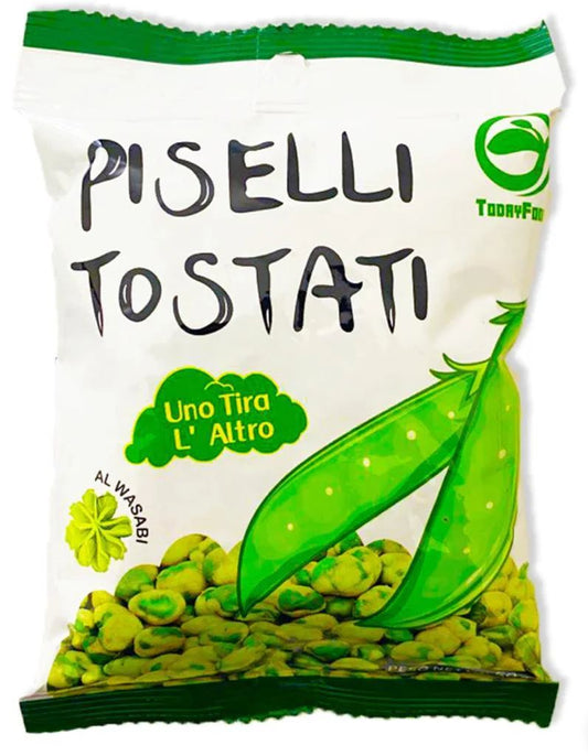 Piselli Tostati all' aglio snack salato all' aglio da 50 g