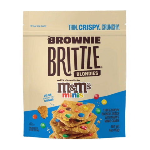 M&m' s Minis Blondie Brownie Brittle snack al brownie al gusto di vaniglia da 113 g