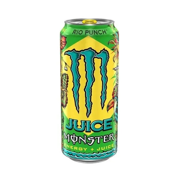 Monster Juice Rio Punch energy drink al gusto di frutta esotica da 473 ml