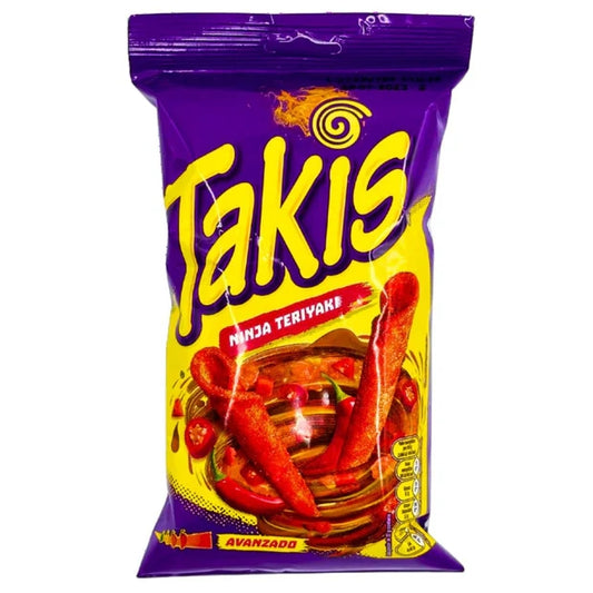 Takis Ninja Teriyaki riccioli di tortillas al gusto di salsa teriyaki da 90 g