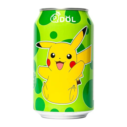 Qdol Pikachu bevanda al gusto lime (ammaccate non da collezione) da 330 ml