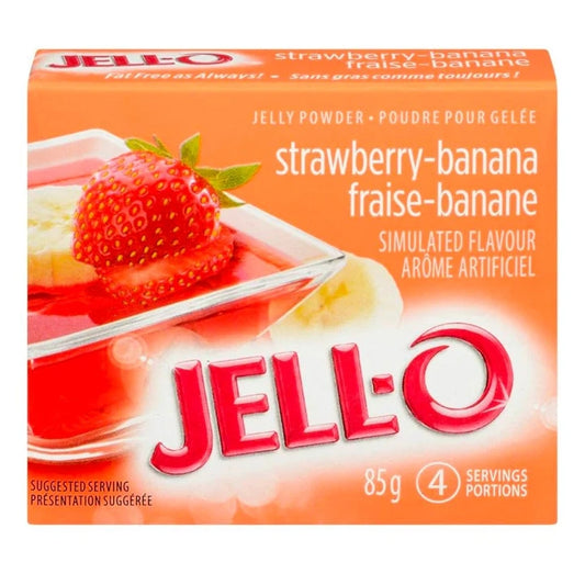 Jell-O Strawberry Banana 85 g