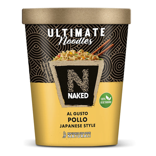 Naked Ultimate Noodles Pollo Japanese Style noodles al gusto di pollo da 90 g