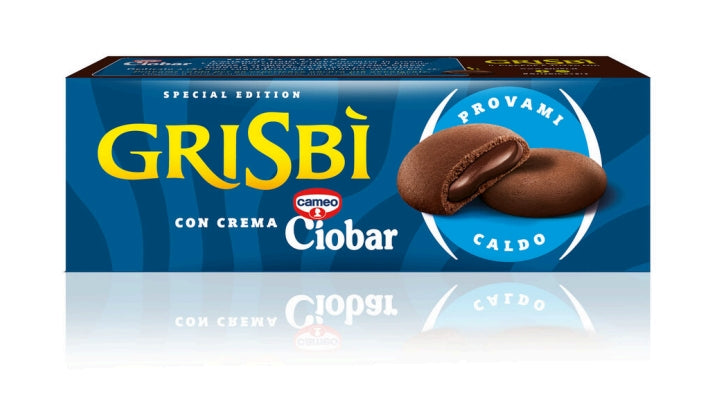 Grisbi Ciobar biscotto al cacao con crema ciobar da 112 g