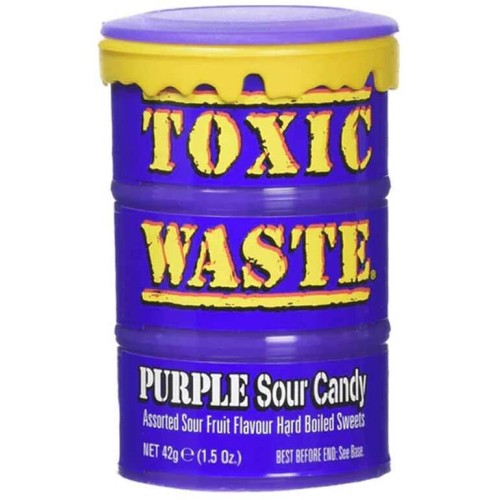 Toxic Waste Purple Sour Candy caramelle extra aspre alla frutta da 42 g