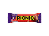 Cadbury Picnic barretta di cioccolato con caramello arachidi cereali e uvetta da 38 g