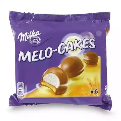 Milka Melo Cakes biscotti con marshmellow ricoperti di cioccolato da 100 g