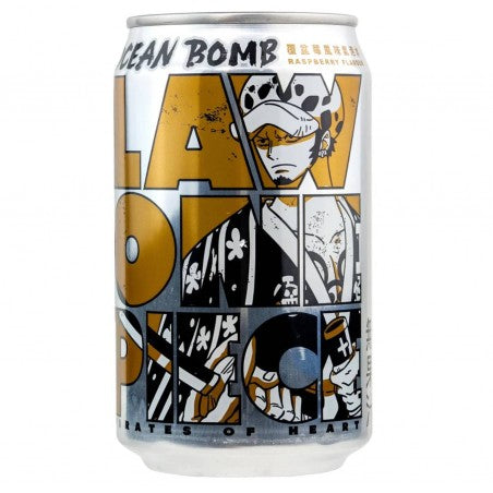 Ocean Bomb Law bevanda frizzante al gusto di lampone da 330 ml