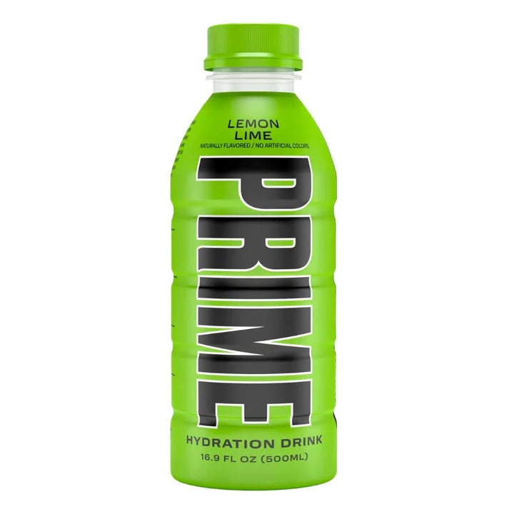 Prime Hydration Lemon Lime energy drink al gusto di limone e lime da 500 ml