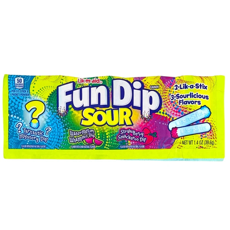 Lik-m-aid Fun Dip Sour 39,6 g (31/10/2024)