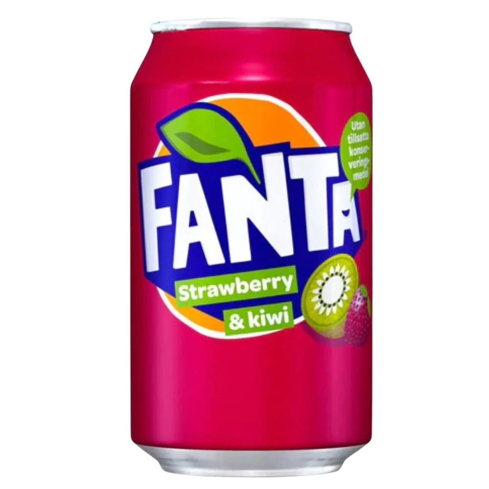 Fanta Strawberry Kiwi bevanda al gusto di fragola e kiwi da 330 ml