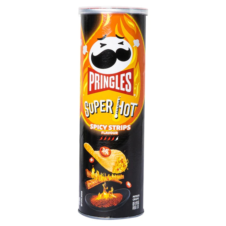 Pringles Super Hot Spicy Strips patatine extra piccanti da 110 g