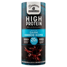 Milkshake High Protein Dark Choco Bomb milkshake al gusto di cioccolato fondente da 235 ml