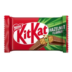 KitKat Hazelnut Flavour wafer croccante al cioccolato e nocciola da 41.5 g