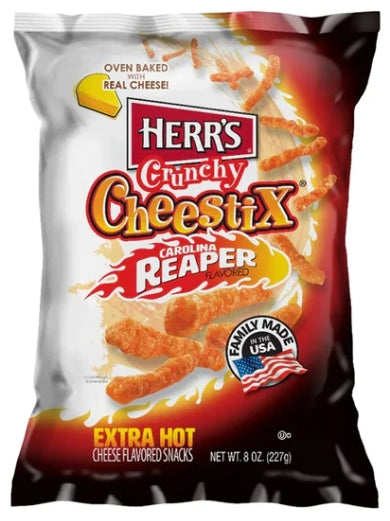 Herr' s Carolina Reaper Crunchy Cheestix  227 g