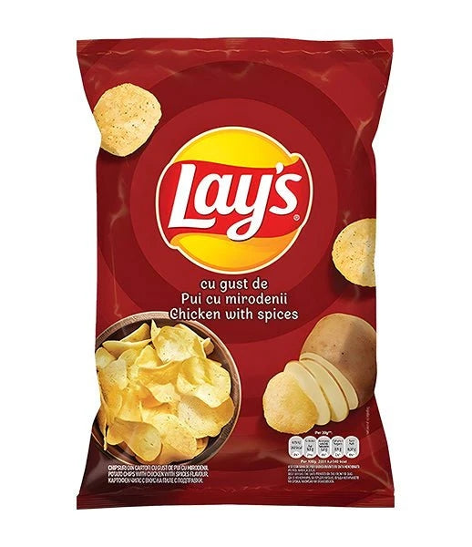 Lay's Chicken whit Spices patatine al gusto di pollo speziato da 125 g