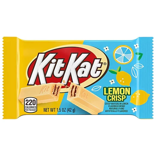 Kit Kat Lemon Crisp wafer al gusto di limone da 42 g