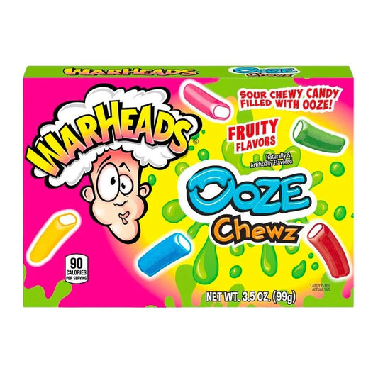 Warheads Ooze Chewz caramelle aspre alla frutta con ripieno da 99 g