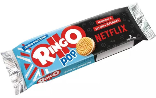 Ringo Pop biscotto farcito di crema al gusto di popcorn da 27.5 g