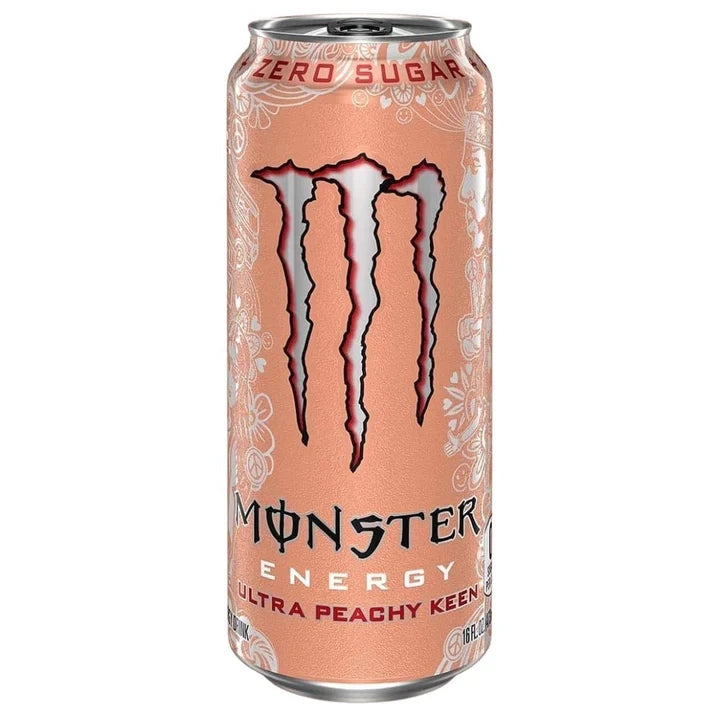 Monster Zero Ultra Peachy Keen energy drink alla pesca da 473 ml