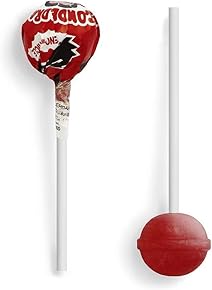 El Conde Dracula Lollipop Cherry lecca lecca con gomma da masticare al gusto ciliegia da 8.5 g