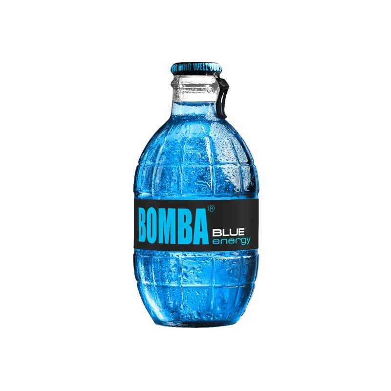 Bomba Blue Energy bevanda energetica al gusto di mora da 250 ml