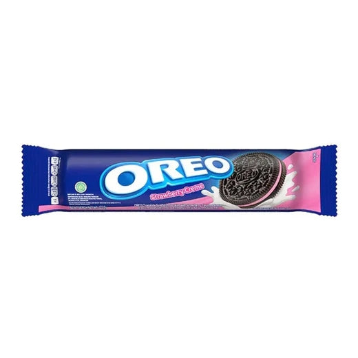 Oreo Strawberry Creme biscotti al cacao ripieni di crema alla fragola da 119.6 g