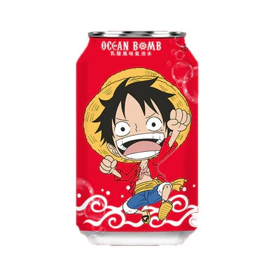 Ocean Bomb Luffy bevanda frizzante aromatizzata allo yogurt da 330 ml