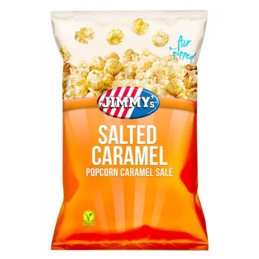 Jimmy' s Salted Caramel popcorn al gusto di caramello salato da 150 g