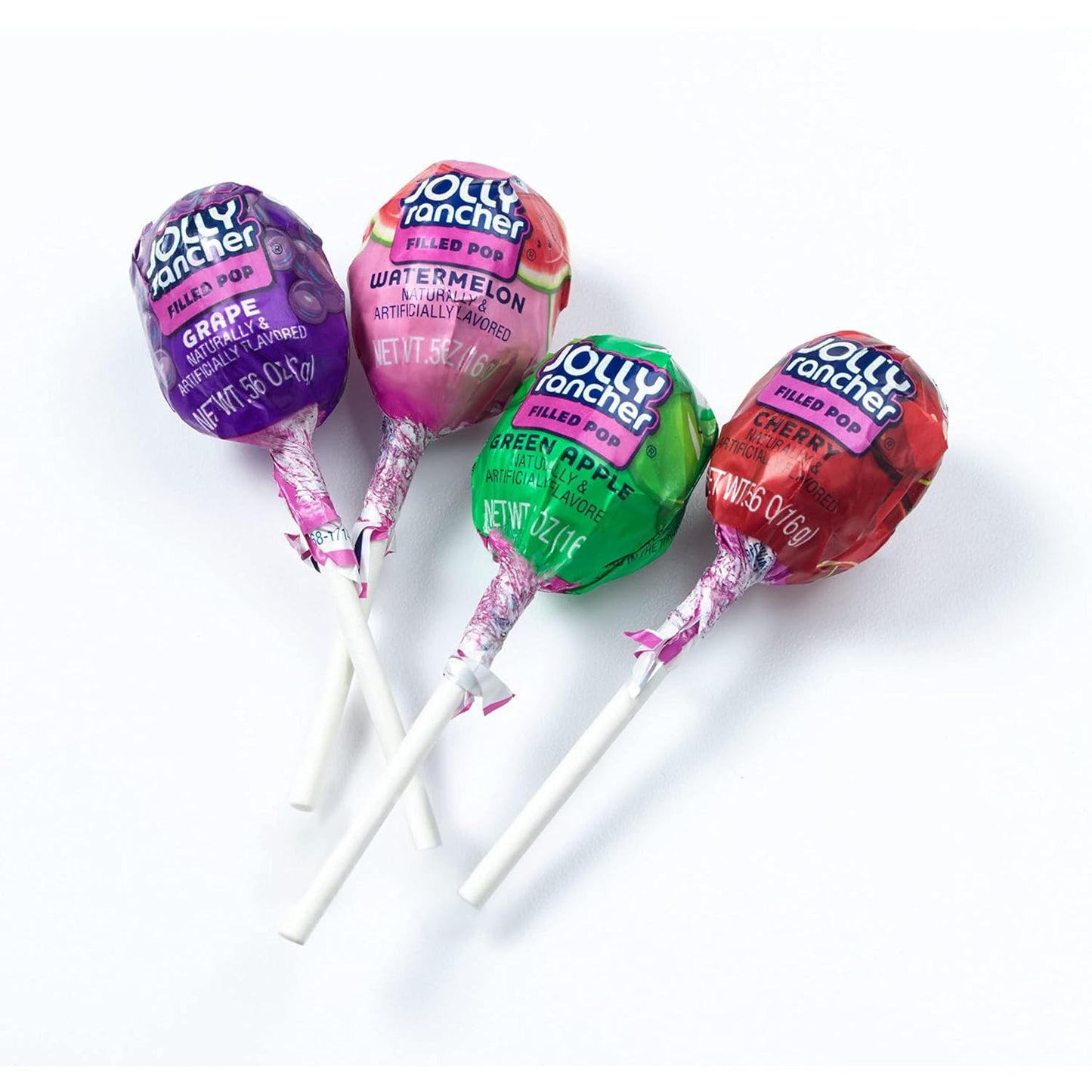 Jolly Rancher Filled Pops Original Flavors lecca lecca alla frutta ripieni da 15.8 g