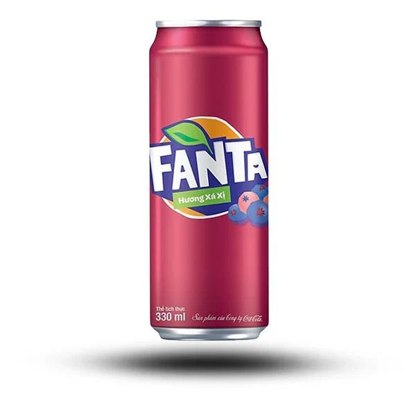 Fanta Huong Xa Xi bevanda gassata al gusto di bacche selvatiche da 320 ml