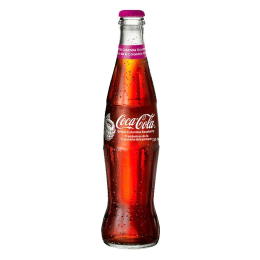 Coca Cola British Columbia Raspberry bevanda al gusto lampone da 355 ml