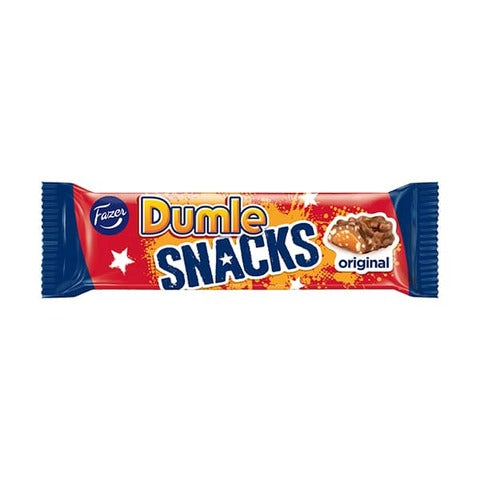 Farez Dumle Snacks Bar Original barretta di riso soffiato al cioccolato e caramello da 40 g