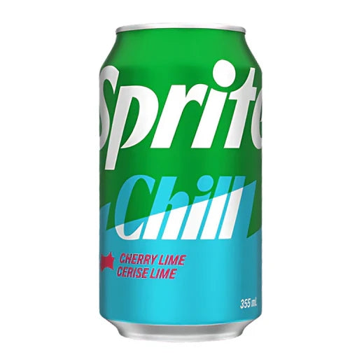 Sprite Chill bevanda gassata al gusto di ciliegia e lime da 355 ml