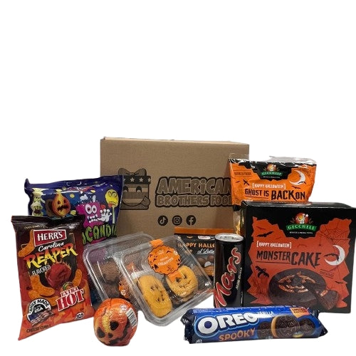 Halloween Box selezione di snack internazionale per una festa da paura