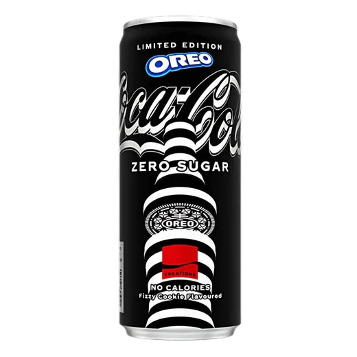 Coca Cola Oreo Limited Edition Zero Sugar bevanda gassata al gusto oreo da 330 ml